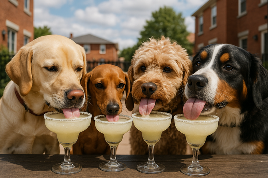 Mango-Cucumber Dog Margarita