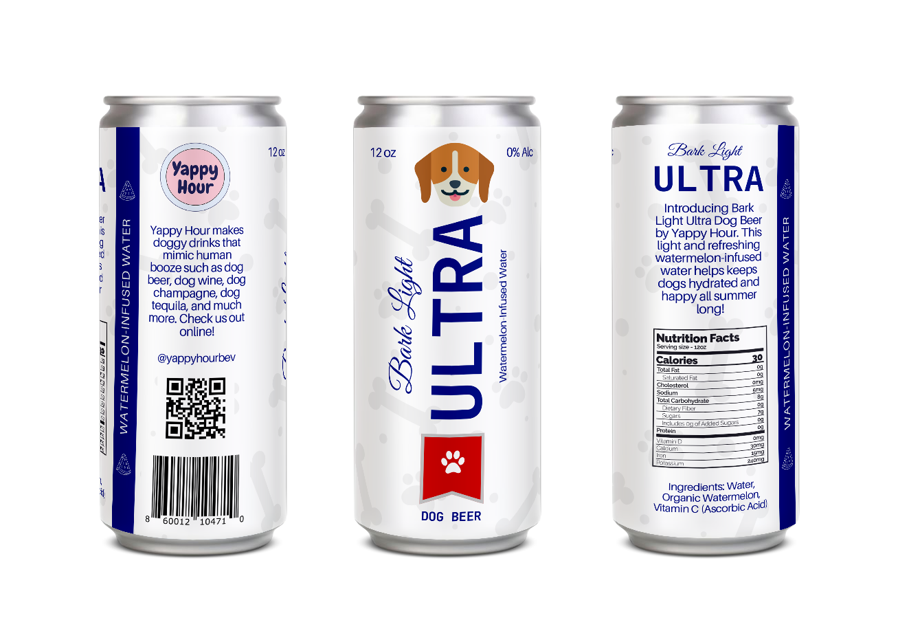 Bark Light Ultra Dog Beer | 4ct