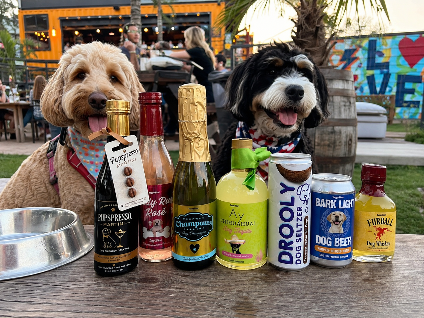 Champaws Dog Champagne