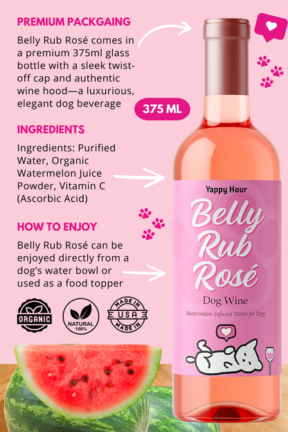 Belly Rub Rosé Dog Wine
