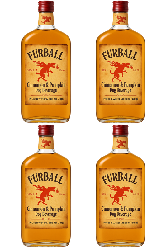 Furball Dog Whiskey Miniatures 4ct