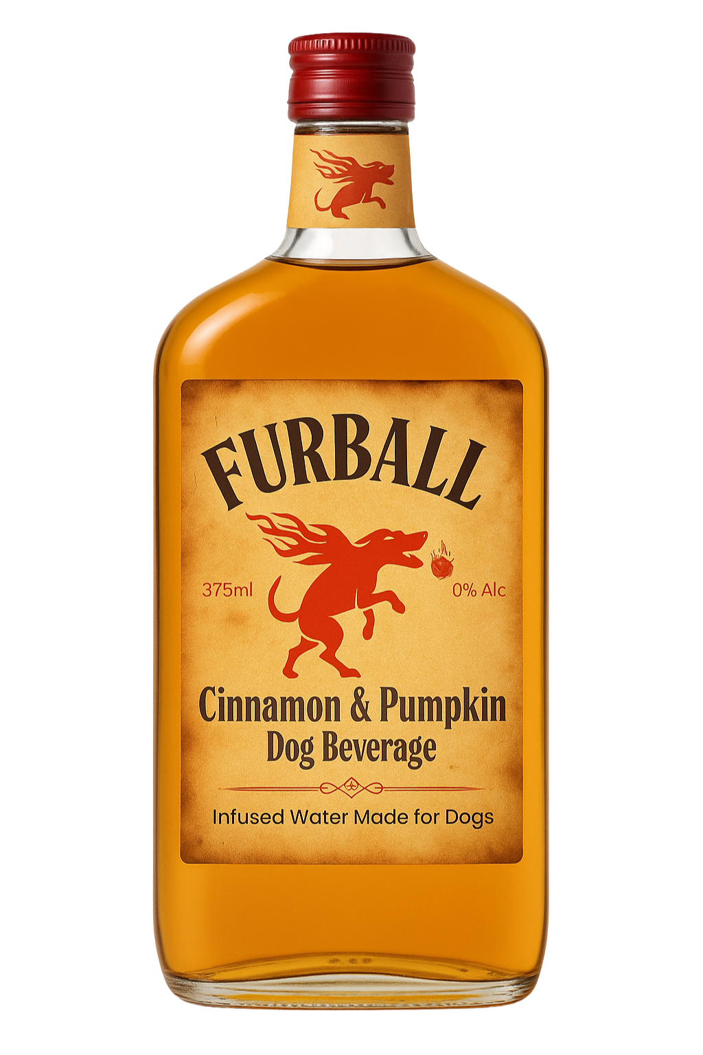 Furball Dog Whiskey Miniatures 4ct