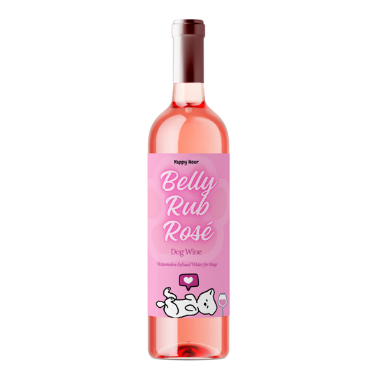 Belly Rub Rosé Dog Wine